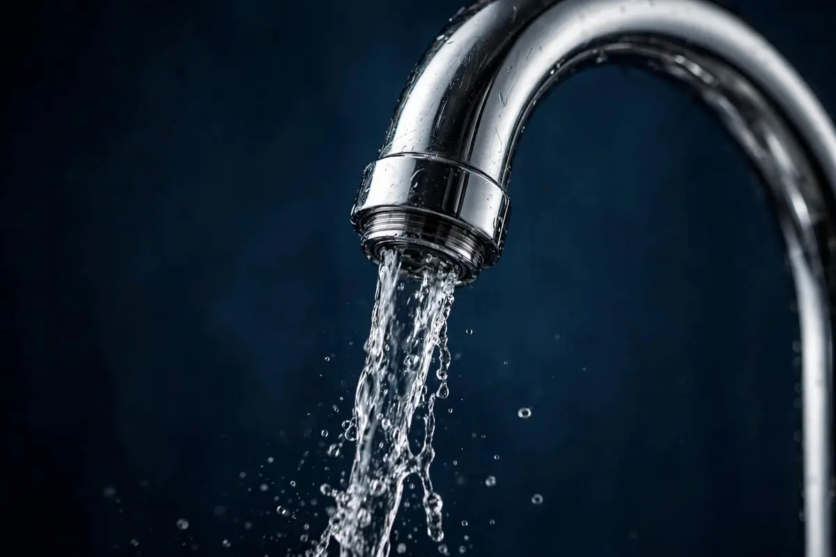 Modern faucet in a Radford kitchen